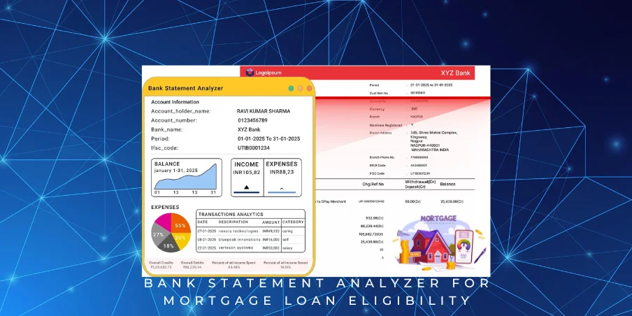 bank statement analyzer for mortgage loan eligibility