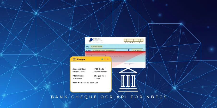bank cheque ocr api for nbfcs