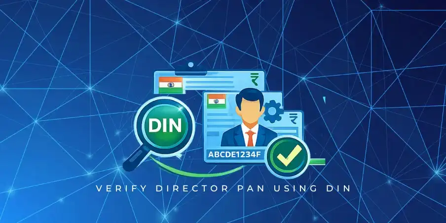 Verify Director PAN Using DIN